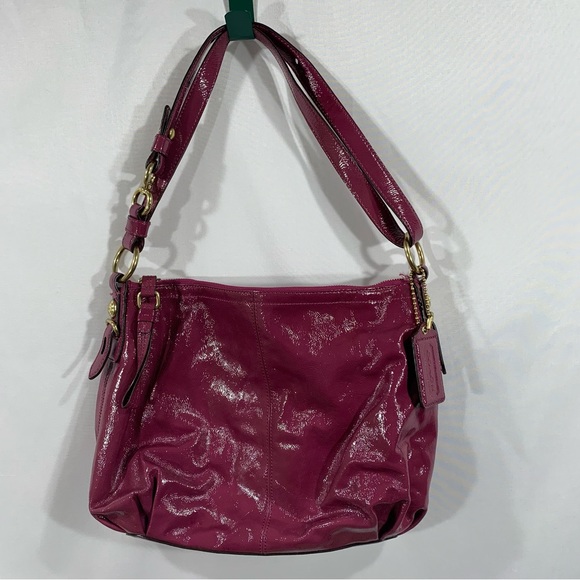Coach Patent Leather Shoulder Bag - Picture 4 of 13